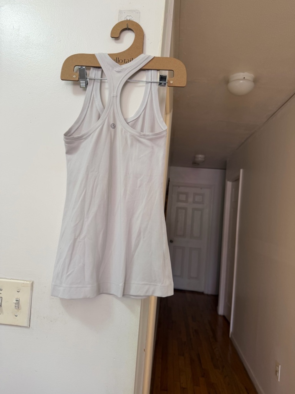 lululemon athletica White Racerback Tank Top